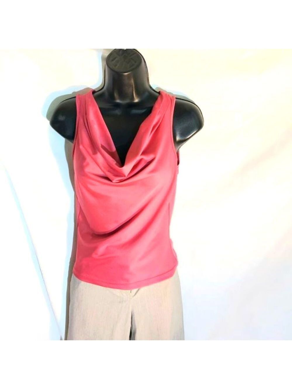 Express Cowl Neck Sleeveless Tank Blouse Small - Picture 2 of 6